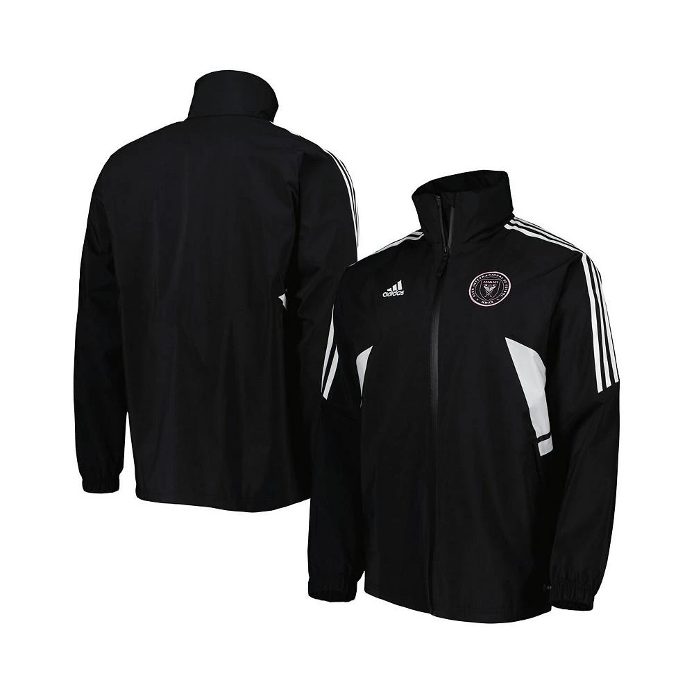 商品Adidas|Men's Black Inter Miami CF Full-Zip Hoodie Rain Jacket,价格¥1211,第1张图片