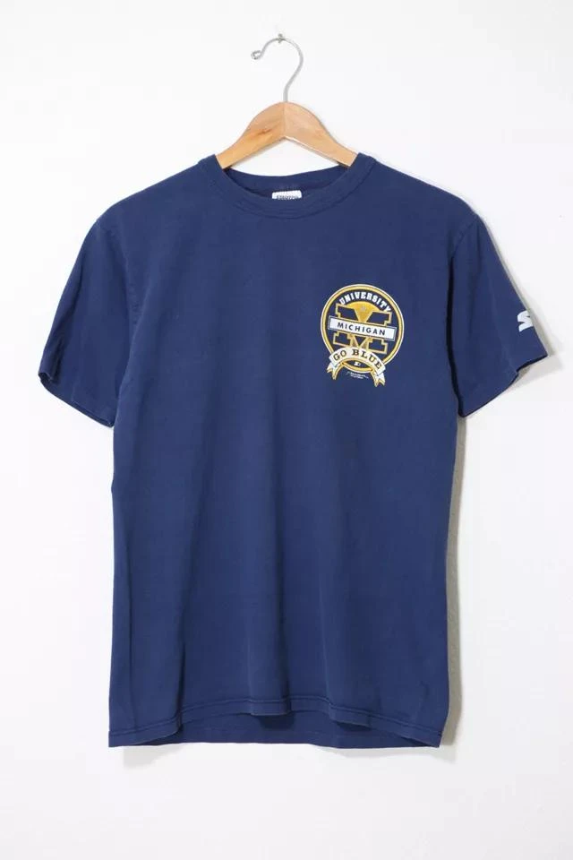 商品Urban Outfitters|Vintage 1990 University of Michigan Go Blue  T-shirt,价格¥924,第1张图片