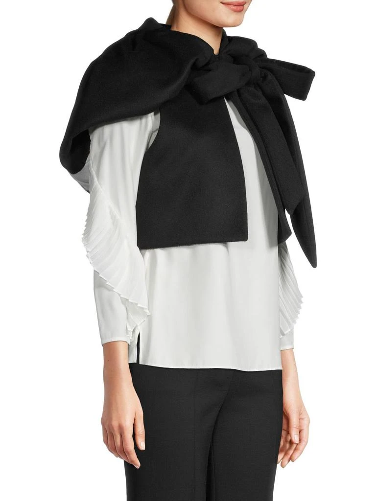 商品Valentino|Virgin Wool & Angora Wool Tie-Front Gilet,价格¥4307,第3张图片详细描述