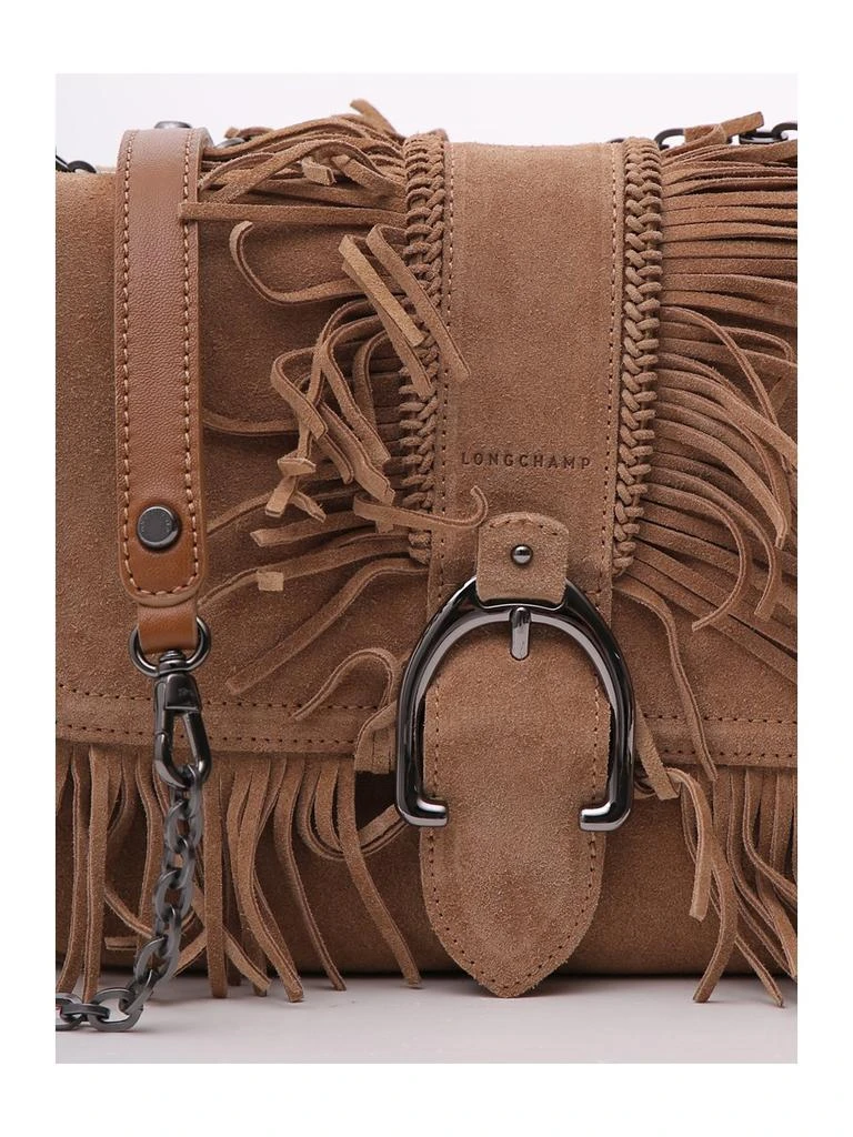 商品Longchamp|Longchamp Fringed Front Flap Crossbody Bag,价格¥4441,第4张图片详细描述