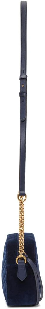 商品Gucci|Blue Velvet Small GG Marmont 2.0 Shoulder Bag,价格¥9377,第2张图片详细描述