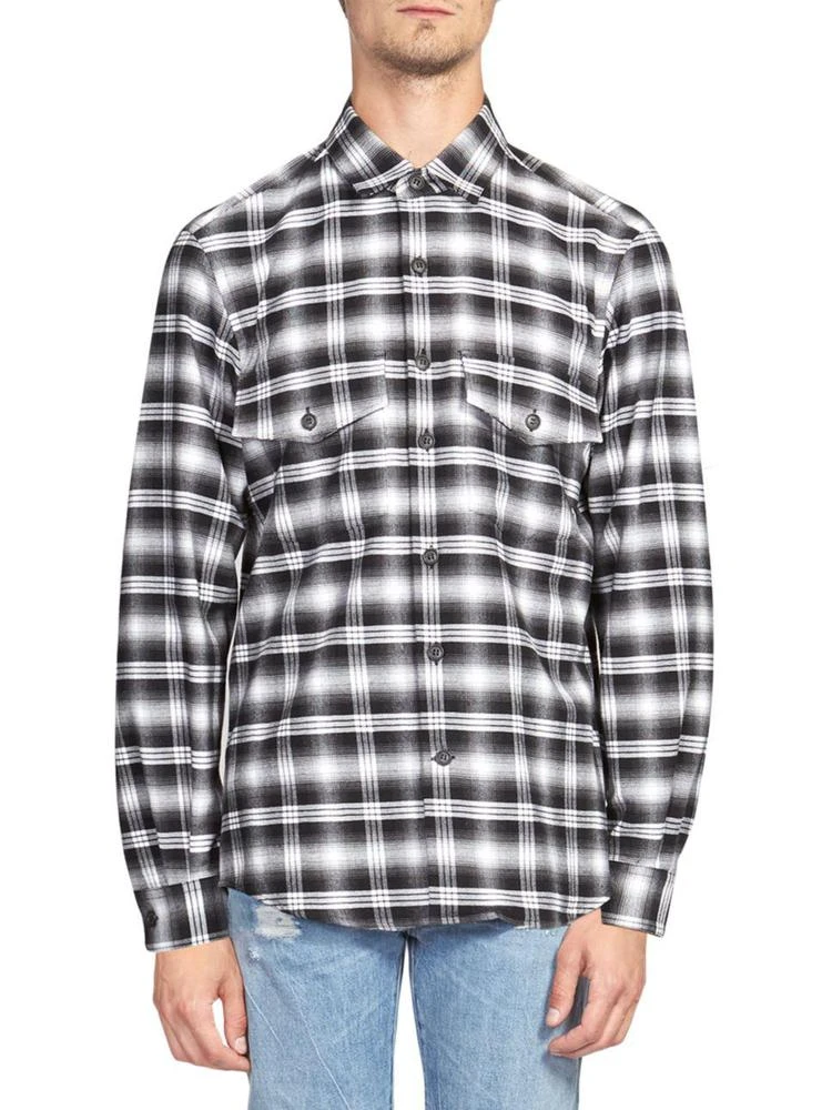 商品Marcelo Burlon|Plaid Button-Down Shirt,价格¥4073,第1张图片