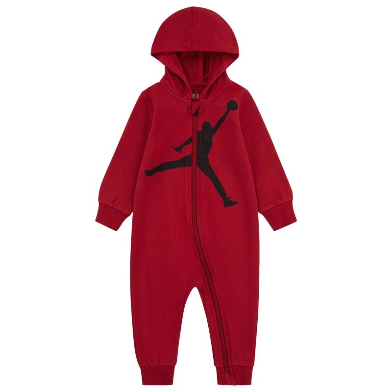 商品Jordan|Jordan HBR Jumpman Hooded Coverall - Boys' Infant,价格¥84,第1张图片