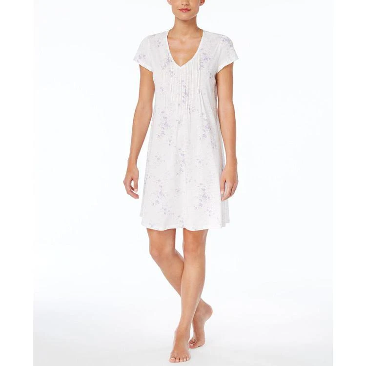 商品Ralph Lauren|Printed Cotton Knit Nightgown,价格¥254,第1张图片
