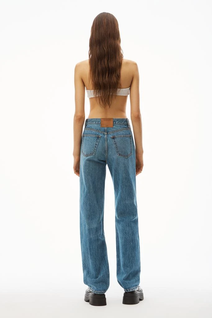 商品Alexander Wang|EZ MID-RISE STRAIGHT-LEG JEAN IN DENIM,价格¥2967,第5张图片详细描述