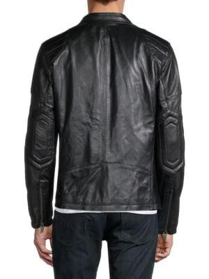 商品RON TOMSON|Leather Moto Jacket,价格¥1874,第2张图片详细描述
