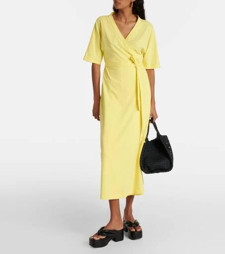 商品Max Mara|Pisano cotton-blend midi dress,价格¥1215,第2张图片详细描述