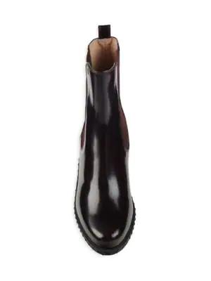 ​Women's Patent Leather Chelsea Boots商品第6张图片规格展示