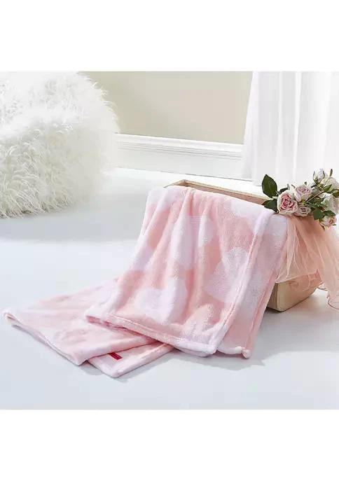 商品Betsey Johnson|Johnson Dotted Heart Ultra Soft Plush Throw Blanket,价格¥286,第3张图片详细描述
