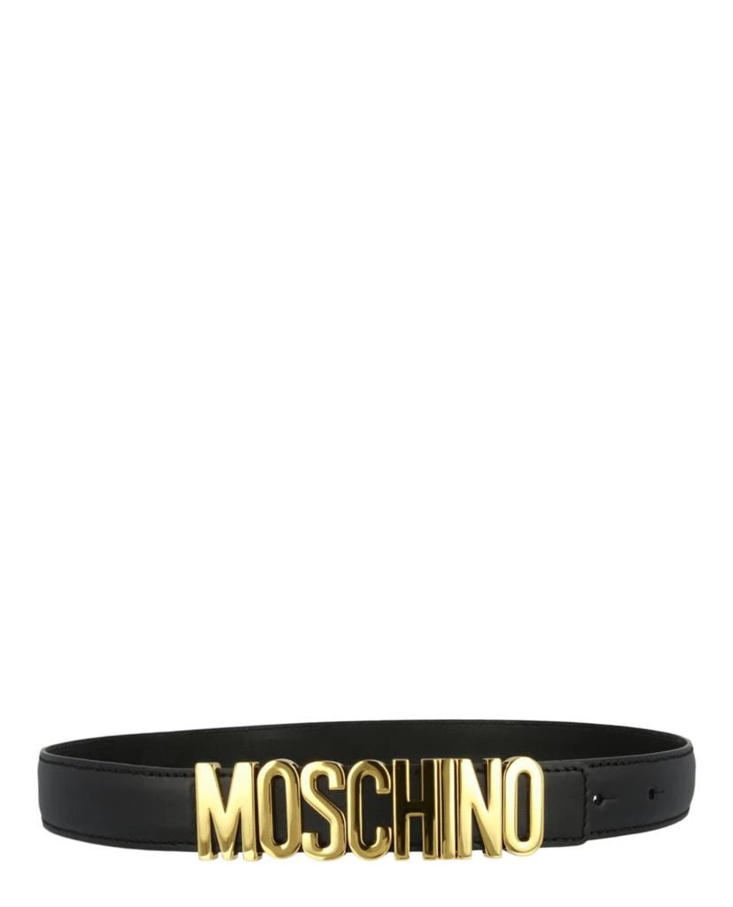 商品Moschino|Logo Lettering Leather Belt,价格¥1367,第1张图片