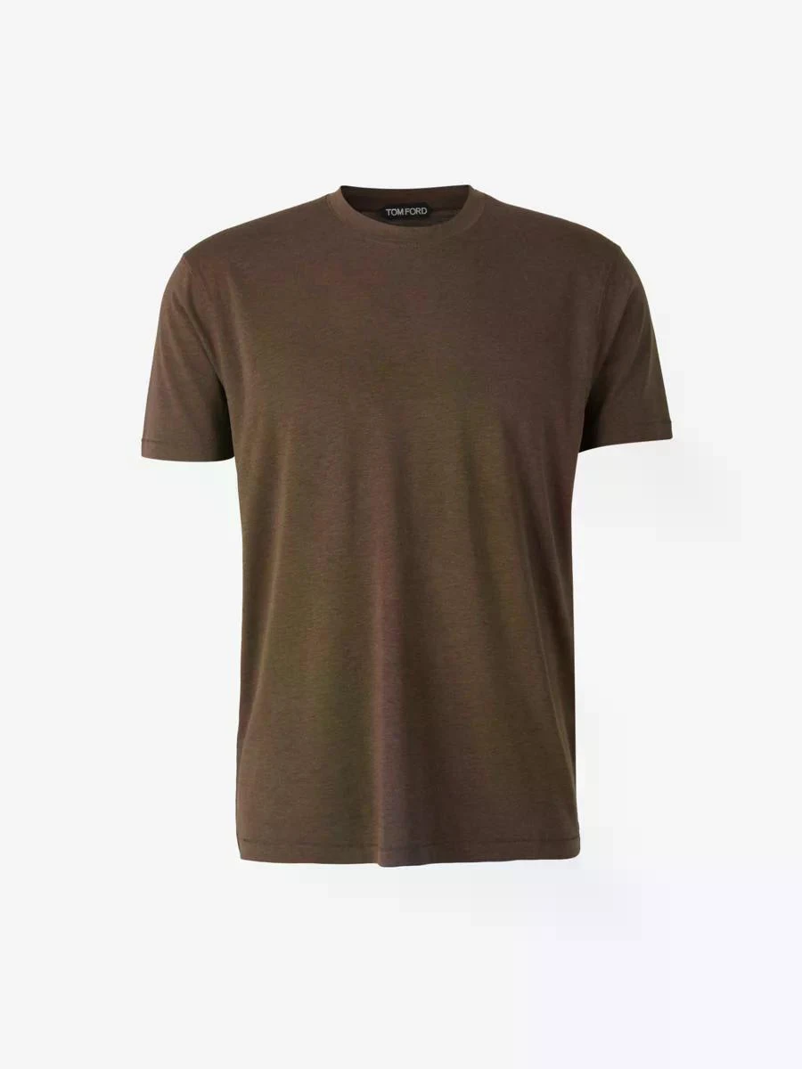 商品【商品预售7天】 Tom Ford|Tom Ford 男士衬衫 JCS004JMT002S23JMT02S23FG8019OLIVEGREEN 棕色,价格¥2483,第1张图片