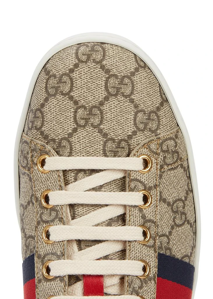 商品Gucci|New Ace GG Supreme taupe sneakers,价格¥5447,第4张图片详细描述