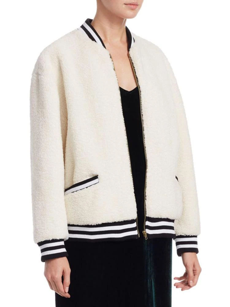 商品Scripted|Faux Shearling Varsity Jacket,价格¥844,第3张图片详细描述