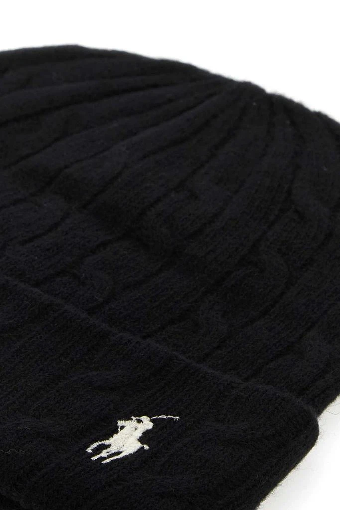 商品Ralph Lauren|Polo Ralph Lauren Pony Embroidered Cable-Knit Beanie,价格¥673,第3张图片详细描述