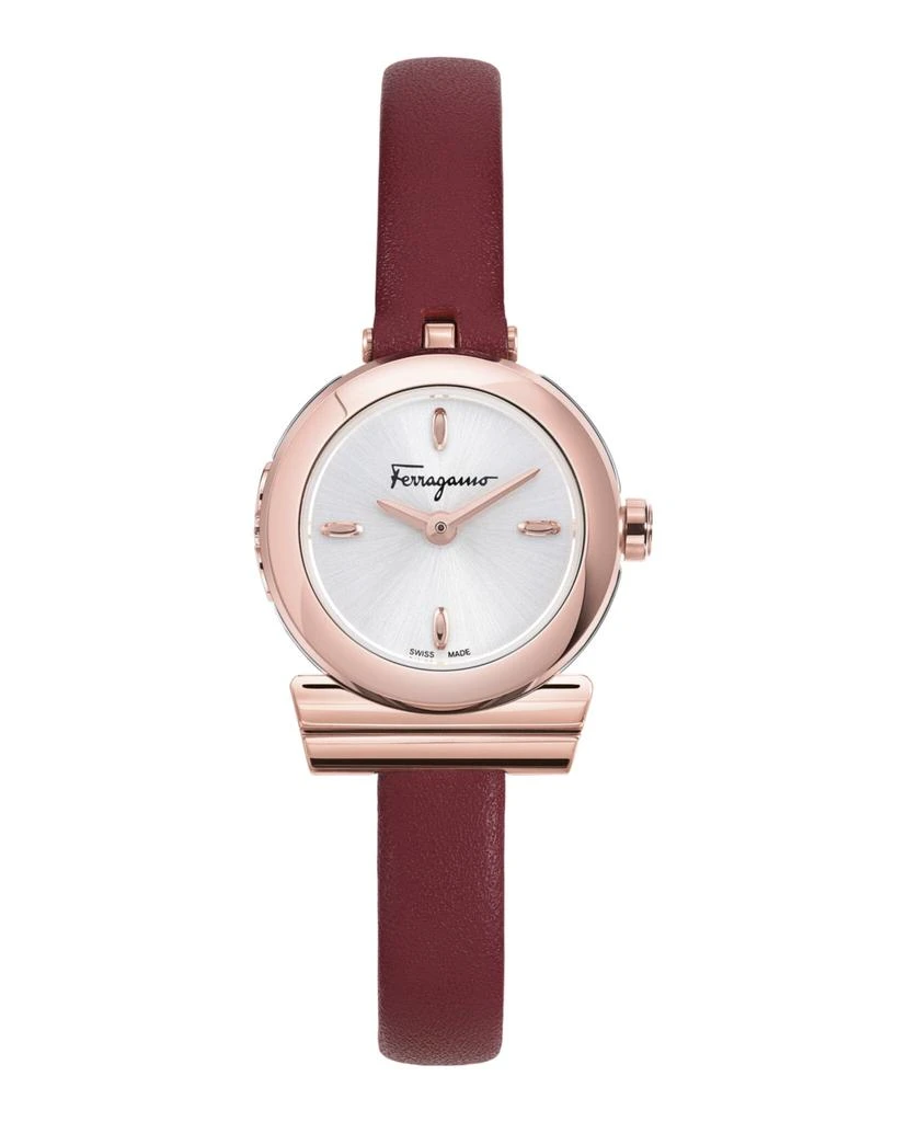 商品Salvatore Ferragamo|Gancino Leather Watch,价格¥2892,第1张图片