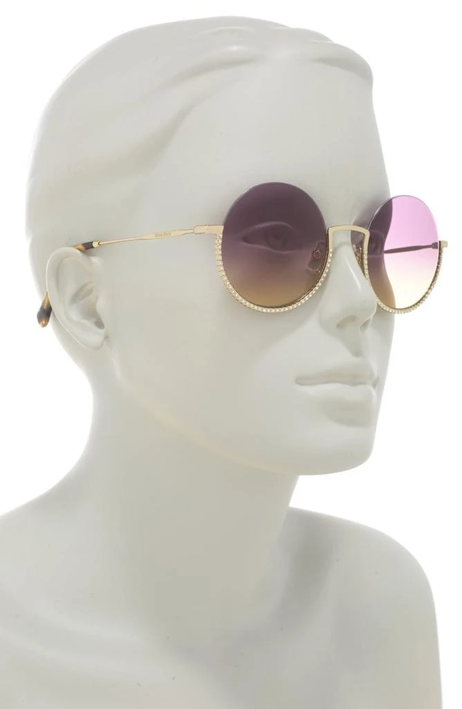 商品Miu Miu|55mm Round Sunglasses,价格¥877,第3张图片详细描述