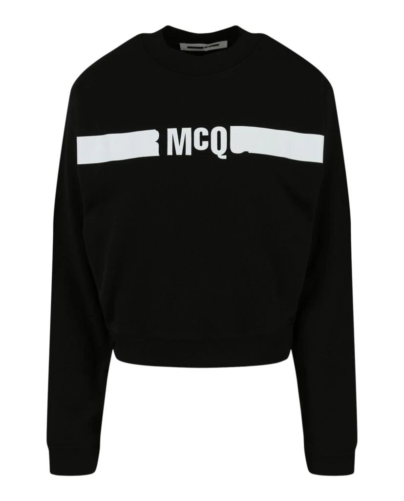 商品Alexander McQueen|Logo Cropped Sweatshirt,价格¥1269,第1张图片