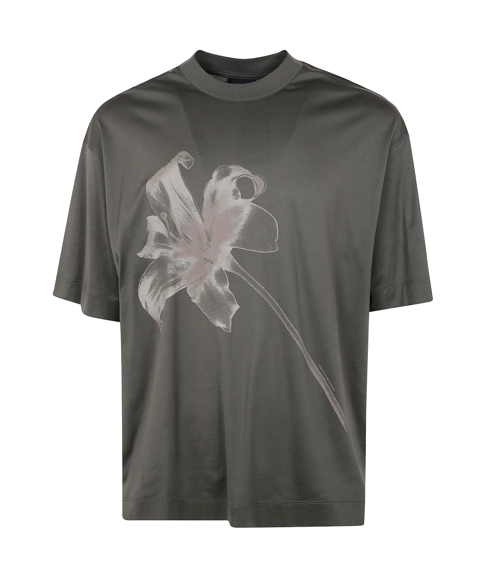 商品【商品预售7天】 Emporio Armani|Emporio Armani 男士T恤 EM001460AF10017U8142 军绿色,价格¥1133,第1张图片