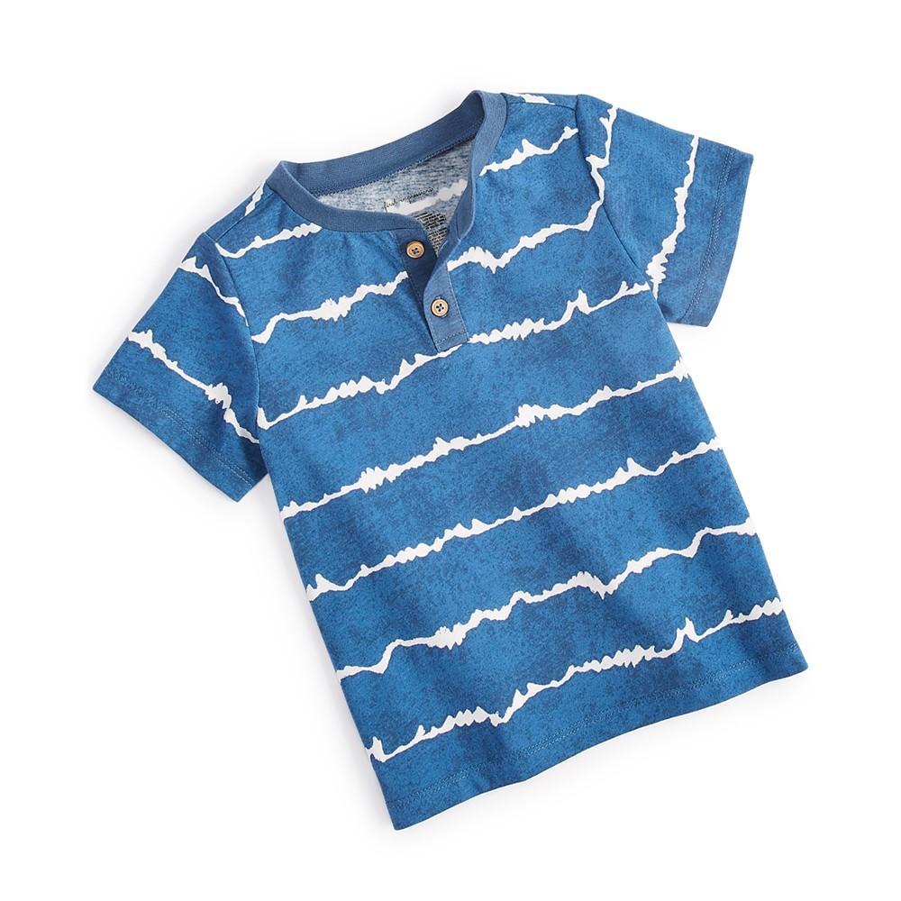 商品First Impressions|Baby Boys Tie-Dye Stripe T-Shirt, Created for Macy's,价格¥74,第1张图片