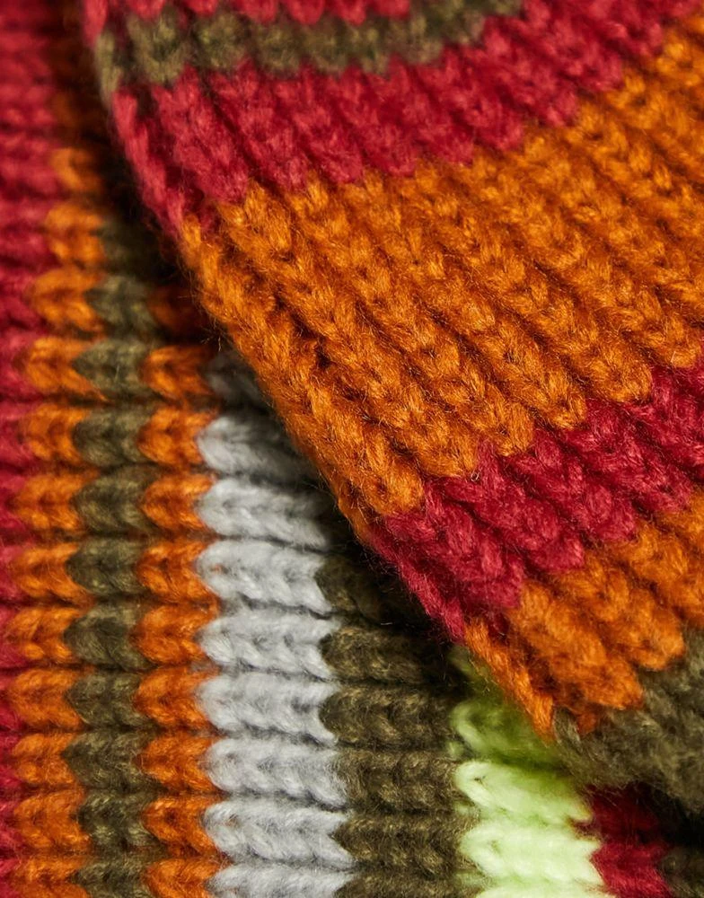 商品COLLUSION|COLLUSION knitted stripe balaclava in multi,价格¥147,第4张图片详细描述