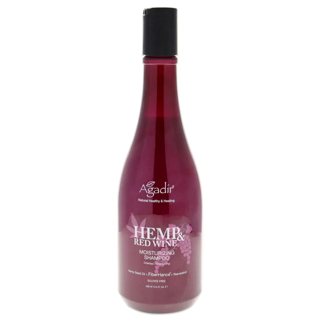 商品Agadir|Hemp and Red Wine Moisturizing Shampoo For Unisex 14.5 oz Shampoo,价格¥118,第1张图片