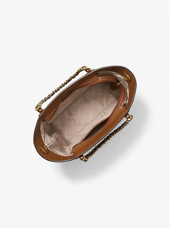 商品Michael Kors|Westley Small Pebbled Leather Chain-Link Tote Bag,价格¥1120,第2张图片详细描述
