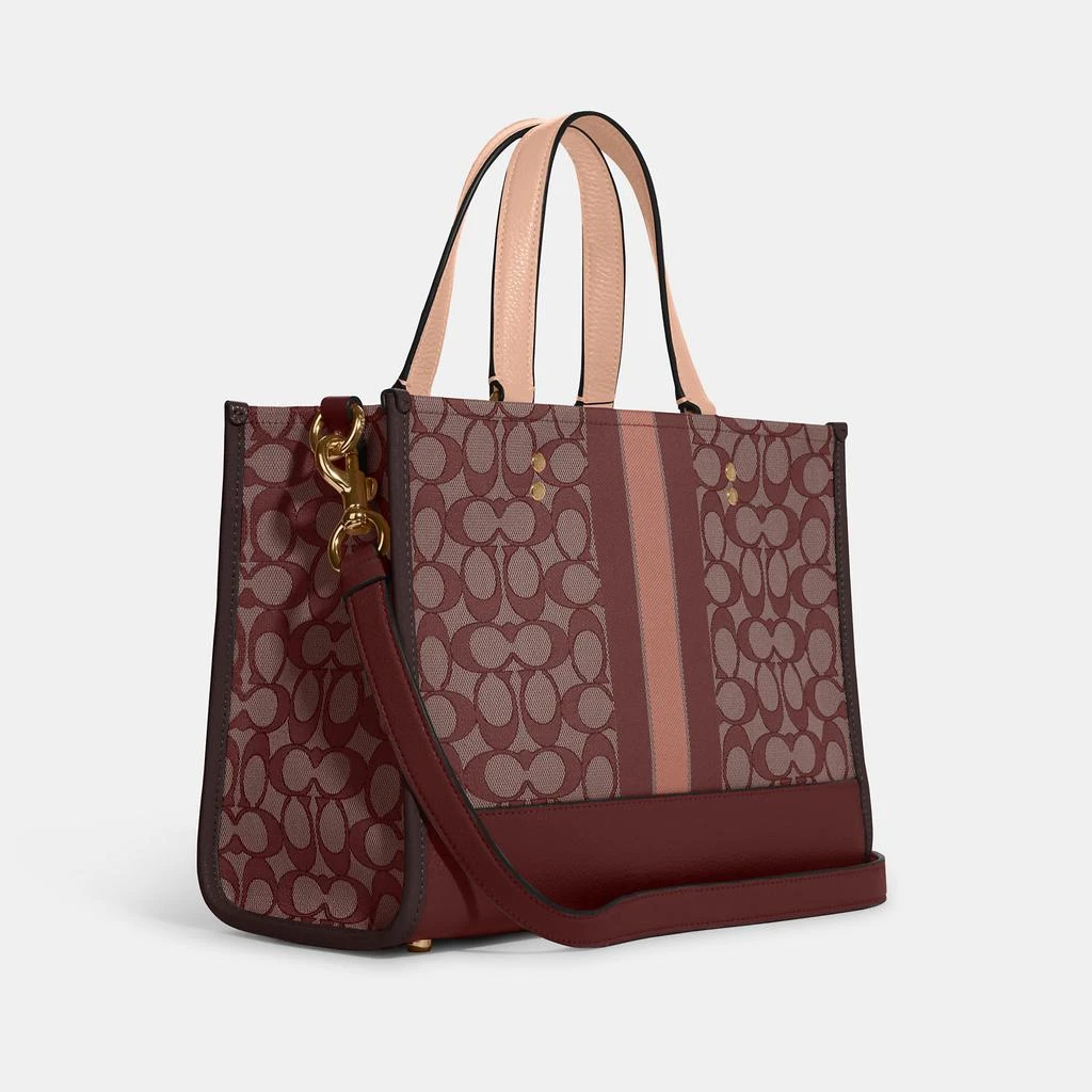 商品Coach|Dempsey Carryall In Signature Jacquard With Stripe And Coach Patch,价格¥1735,第5张图片详细描述