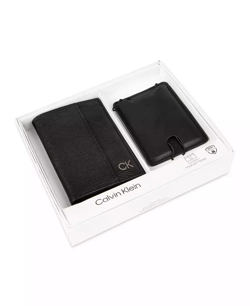 商品Calvin Klein|Men's RFID Duofold Wallet and Magsafe Card Case Wallet, 2-Piece Set,价格¥460,第3张图片详细描述