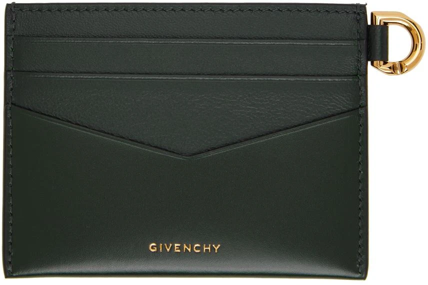 商品Givenchy|Green 4G Card Holder,价格¥2033,第2张图片详细描述