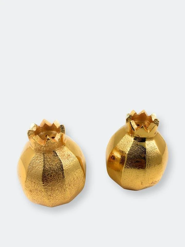 商品Vibhsa|Pomegranate Salt And Pepper Shakers (Golden),价格¥376,第1张图片