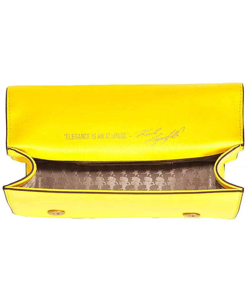 商品Karl Lagerfeld Paris|Simone Small Leather Tapestry Crossbody,价格¥1021,第2张图片详细描述