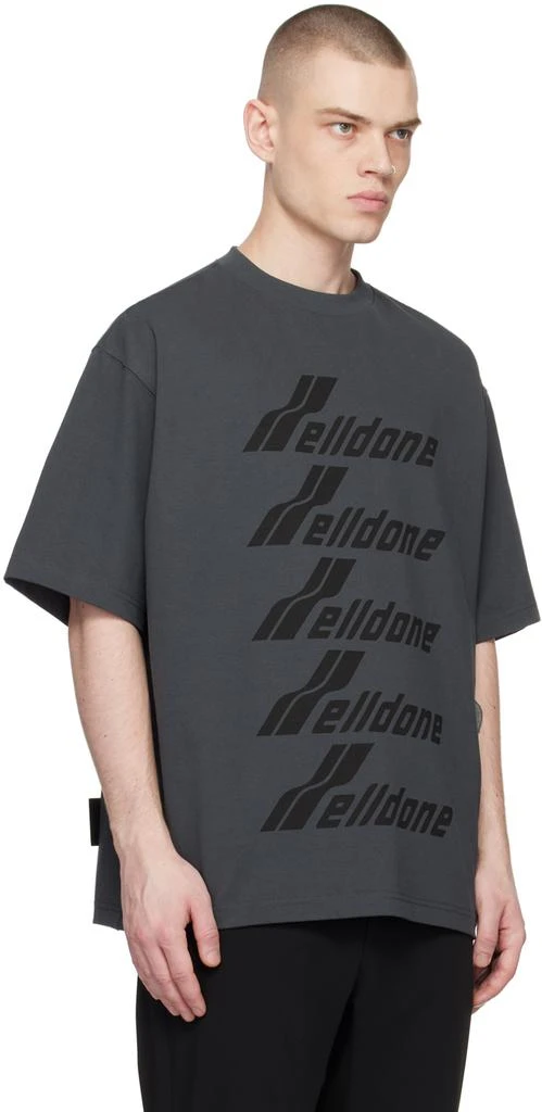 商品We11done|Gray Printed T-Shirt,价格¥1633,第2张图片详细描述