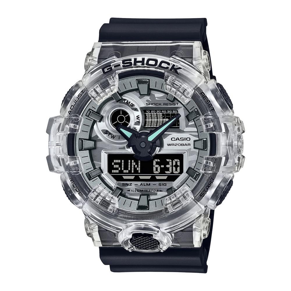 商品G-Shock|Men's Black Resin Strap Watch 53.4mm GA700SKC-1A,价格¥819,第1张图片