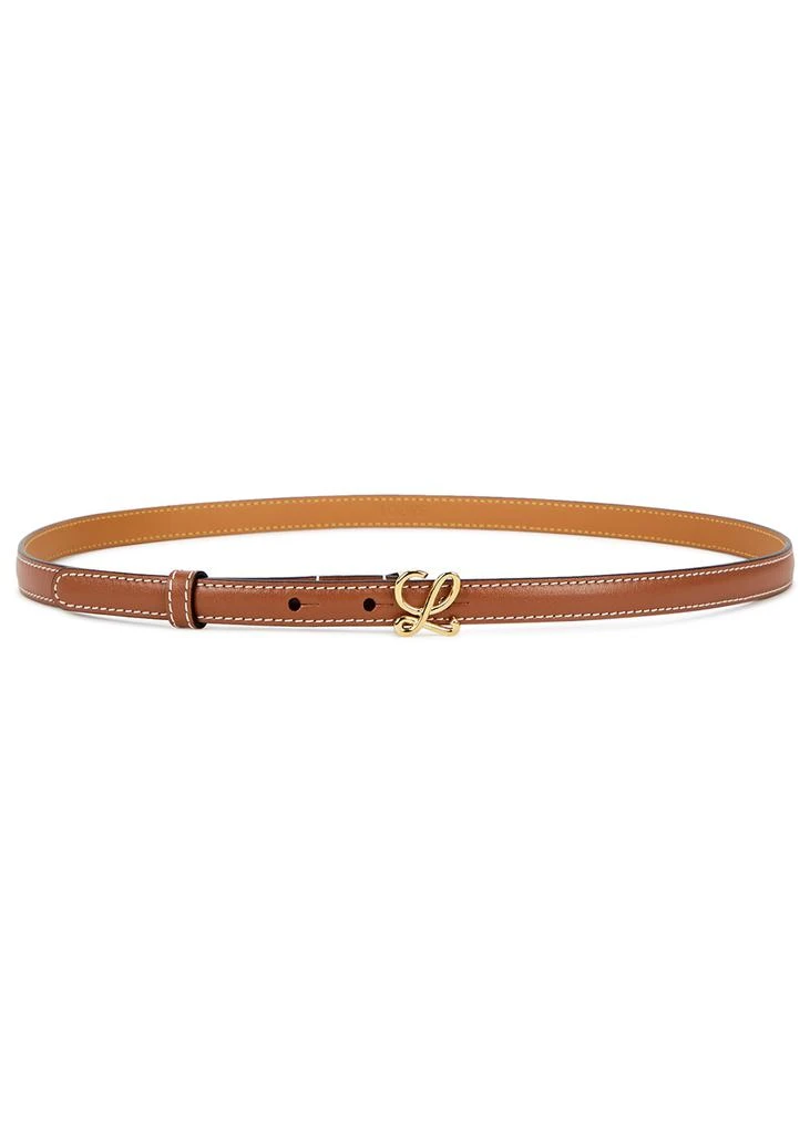 商品Loewe|Brown leather belt,价格¥2567,第1张图片