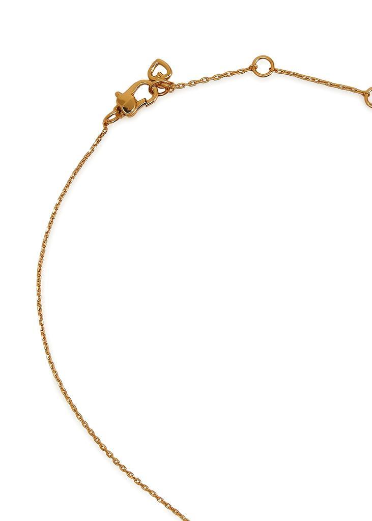 商品Kate Spade|Bow crystal-embellished necklace,价格¥733,第6张图片详细描述