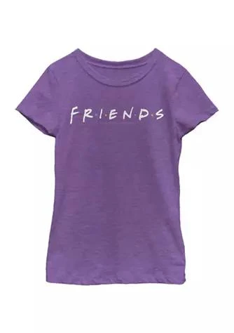 商品Friends|Girls 4 6X Friends Classic Logo Graphic T Shirt,价格¥287,第1张图片