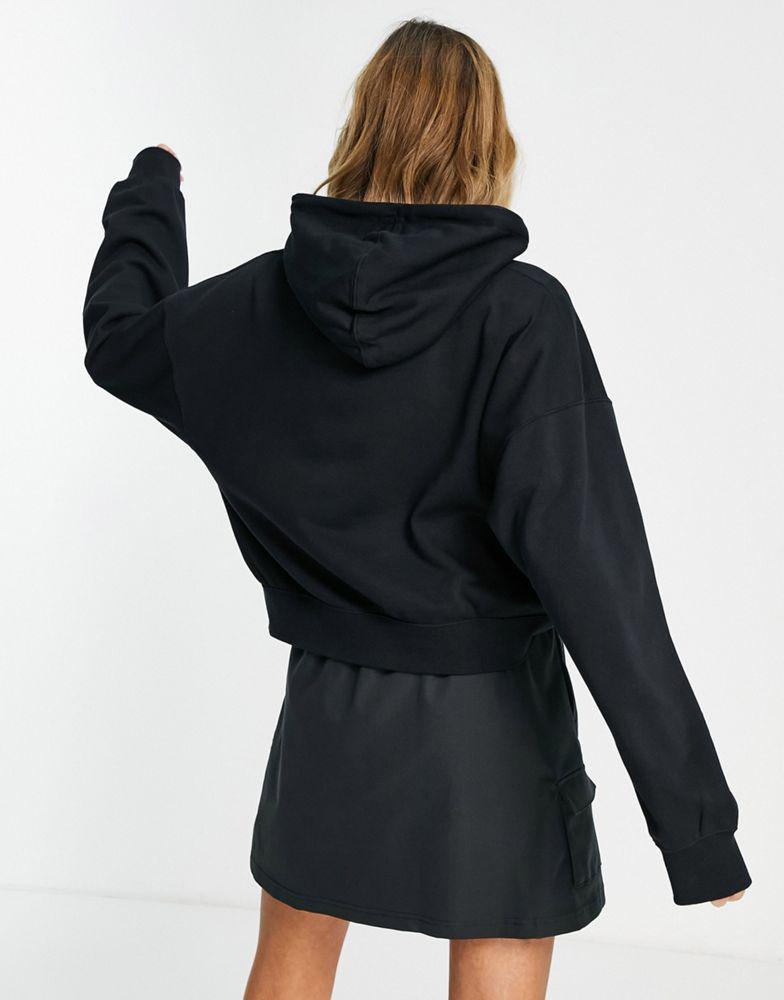 Jordan essential fleece hoodie in black商品第2张图片规格展示