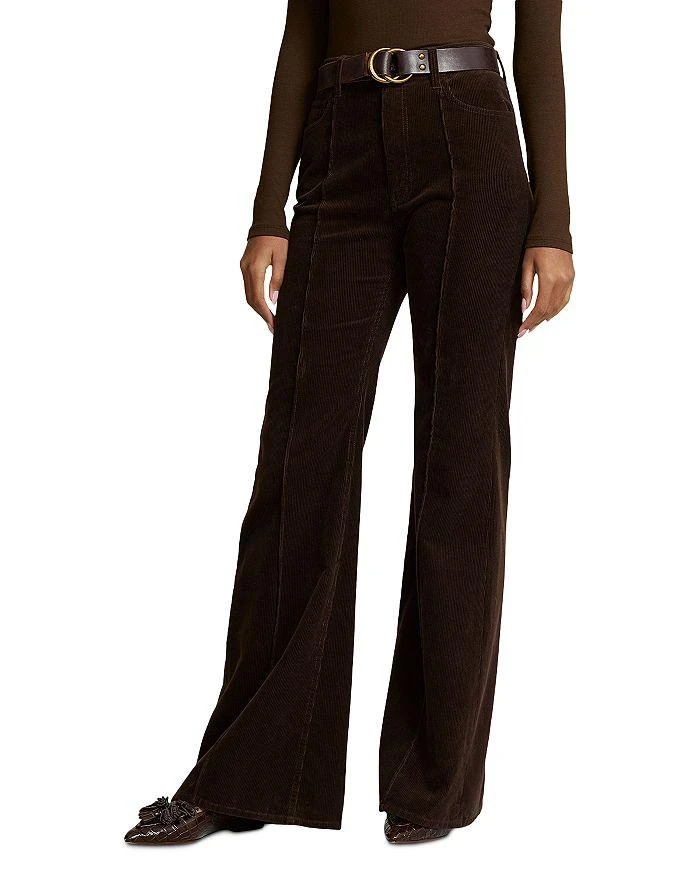 商品Ralph Lauren|Cotton Corduroy Flared Leg Pants,价格¥801,第1张图片详细描述