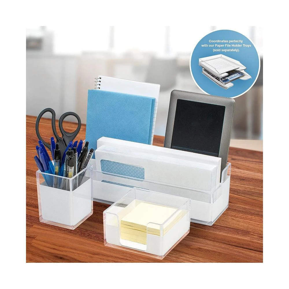 商品Sorbus|Acrylic Desk Organizers, Set of 3,价格¥239,第3张图片详细描述