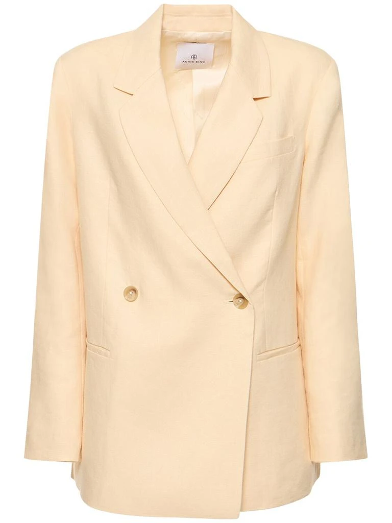 商品ANINE BING|Kaia Linen Blazer,价格¥1376,第1张图片