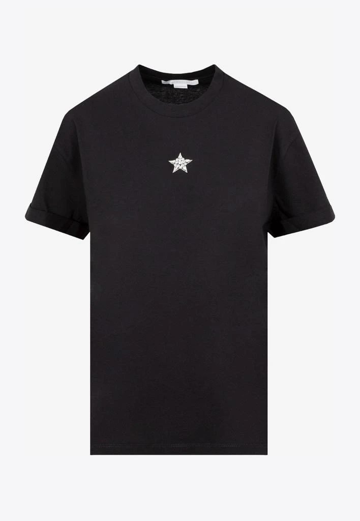 商品Stella McCartney|Mini Star Crystal T-shirt,价格¥1535,第1张图片