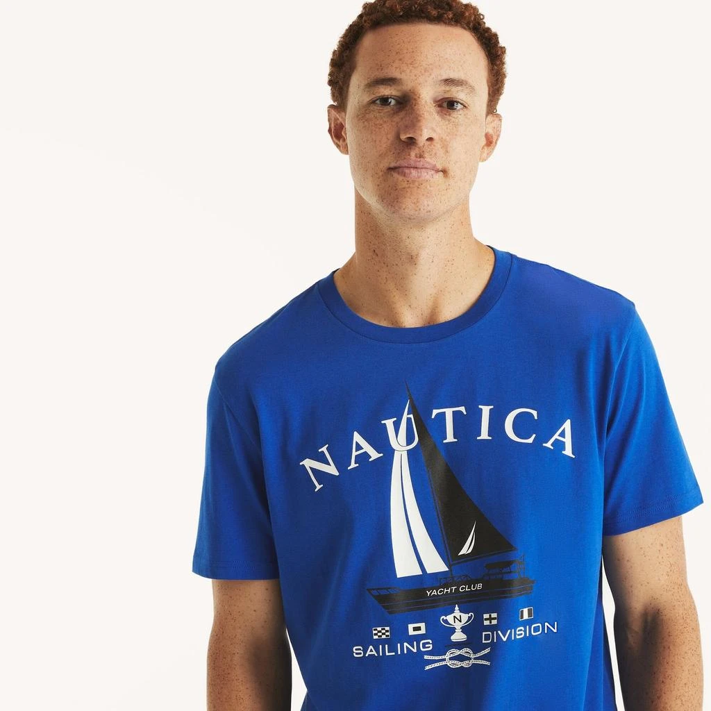 商品Nautica|Mens Sailing Division Sleep T-Shirt,价格¥80,第3张图片详细描述