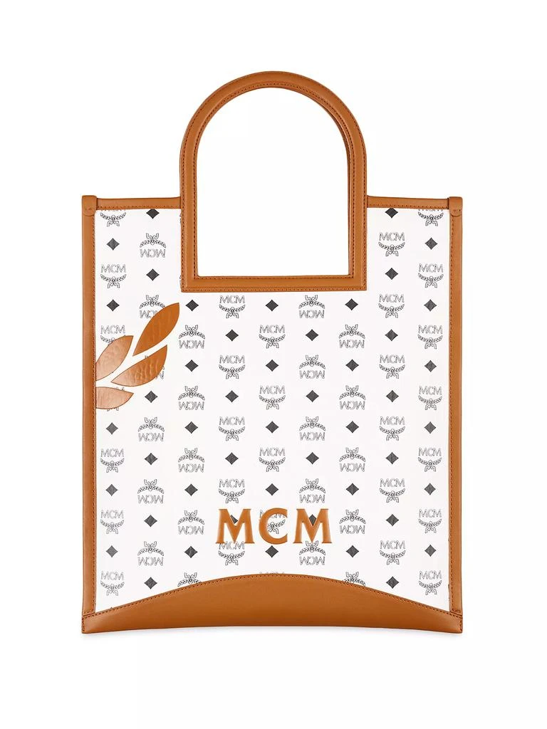 商品MCM|Mega Laurel Embossed Visetos Tote Bag,价格¥7419,第2张图片详细描述