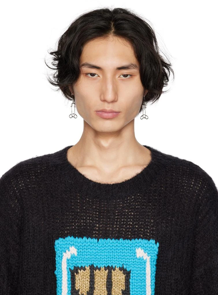 商品JW Anderson|Silver Penis Pin Drop Earrings,价格¥826,第3张图片详细描述