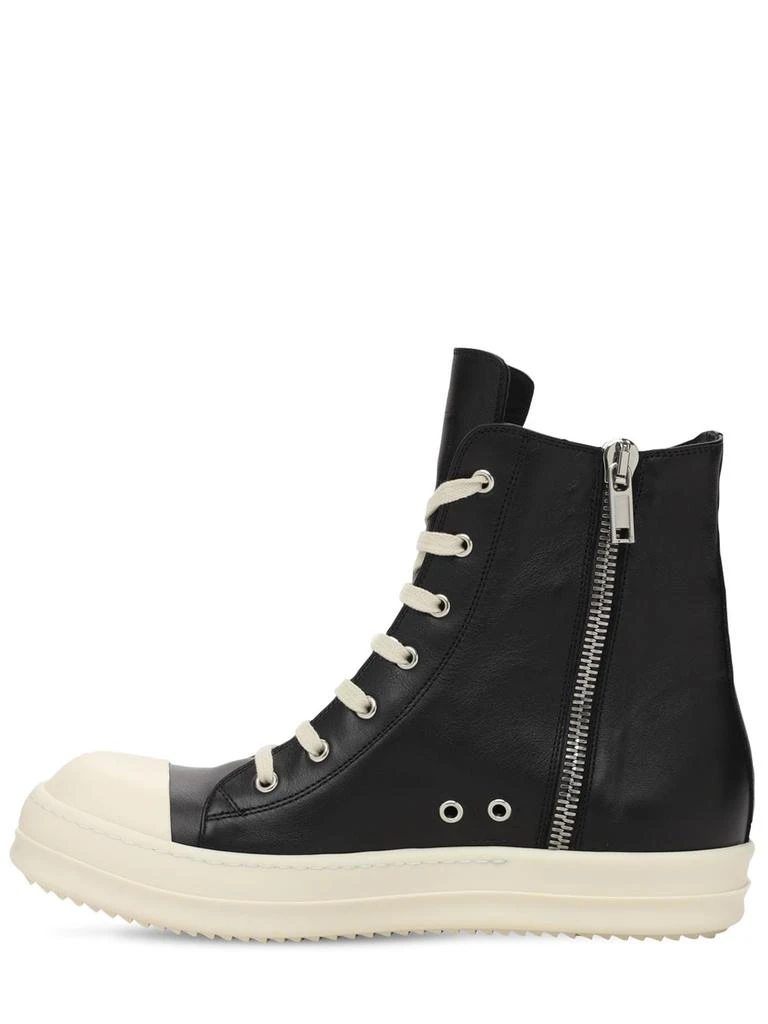 商品Rick Owens|High Top Leather Sneakers,价格¥8527,第4张图片详细描述