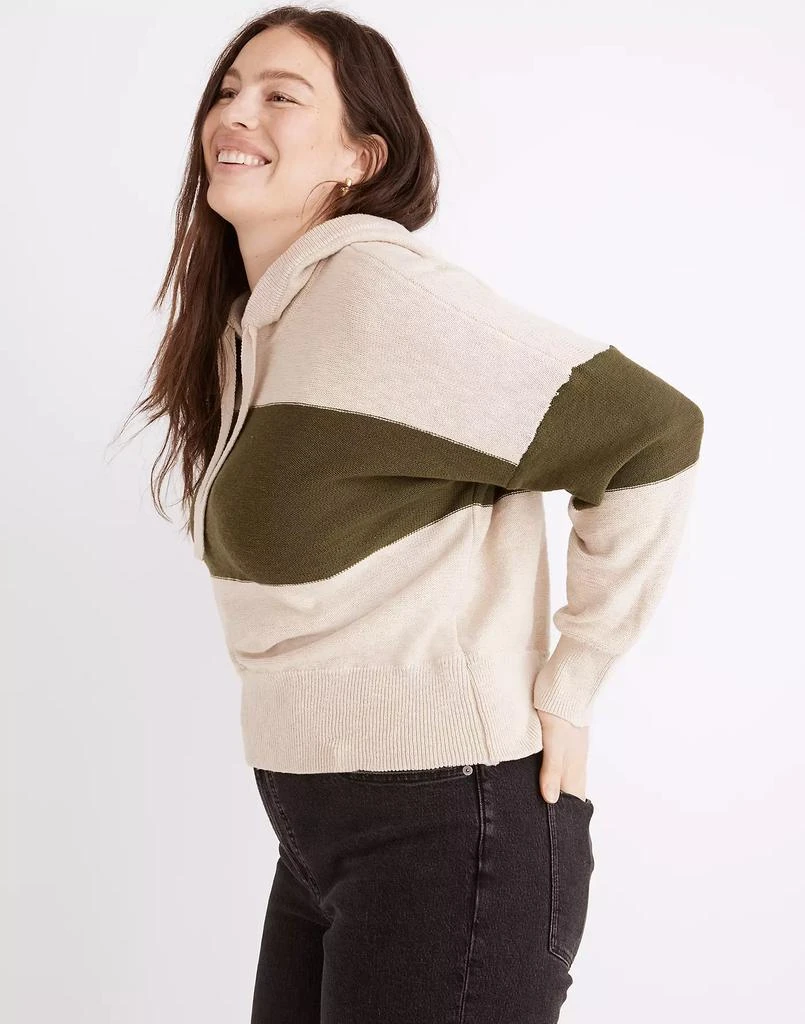 商品Madewell|Clairview Hoodie Sweater in Colorblock,价格¥238,第2张图片详细描述