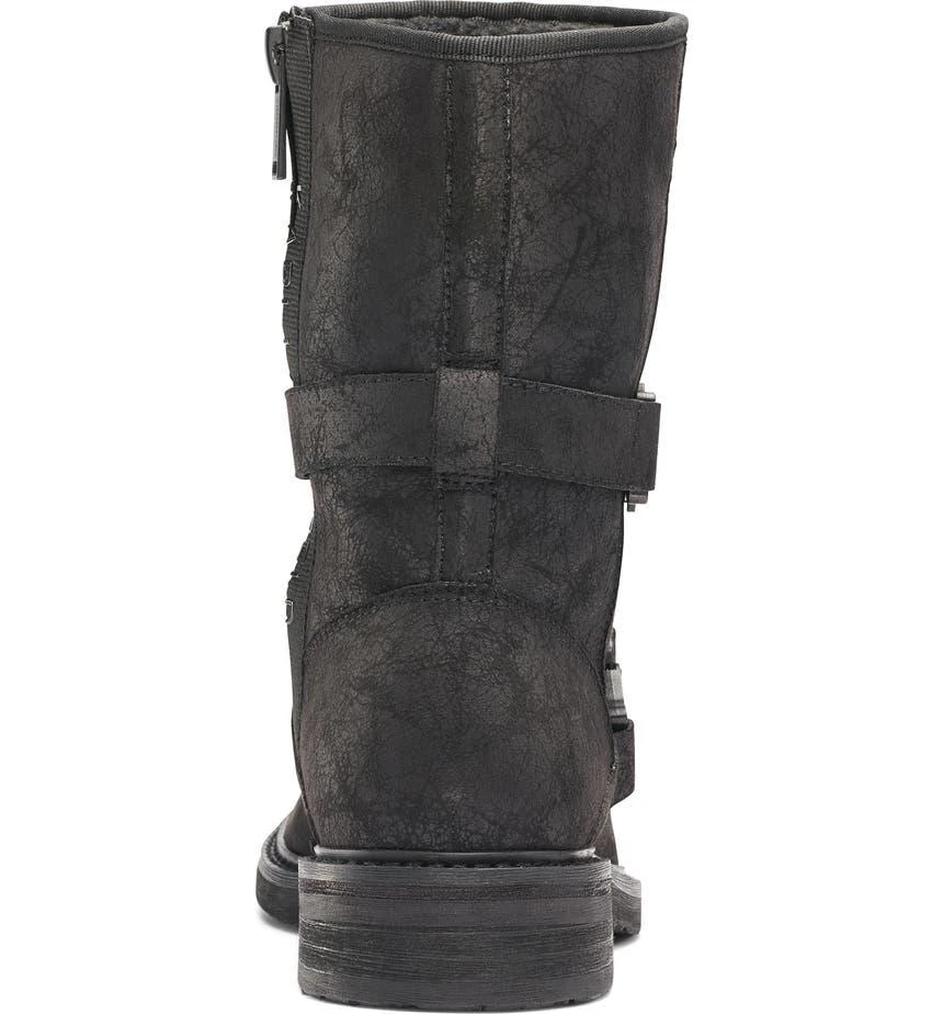 商品Karl Lagerfeld Paris|Faux Shearling Lined Double Buckle Boot,价格¥822,第2张图片详细描述