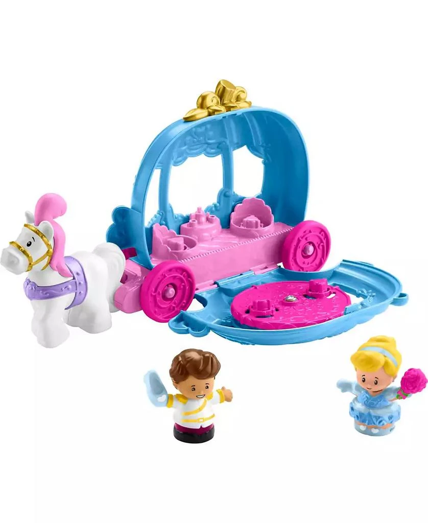 商品Fisher Price|Disney Princess Cinderella's Dancing Carriage by Little People Set,价格¥127,第1张图片