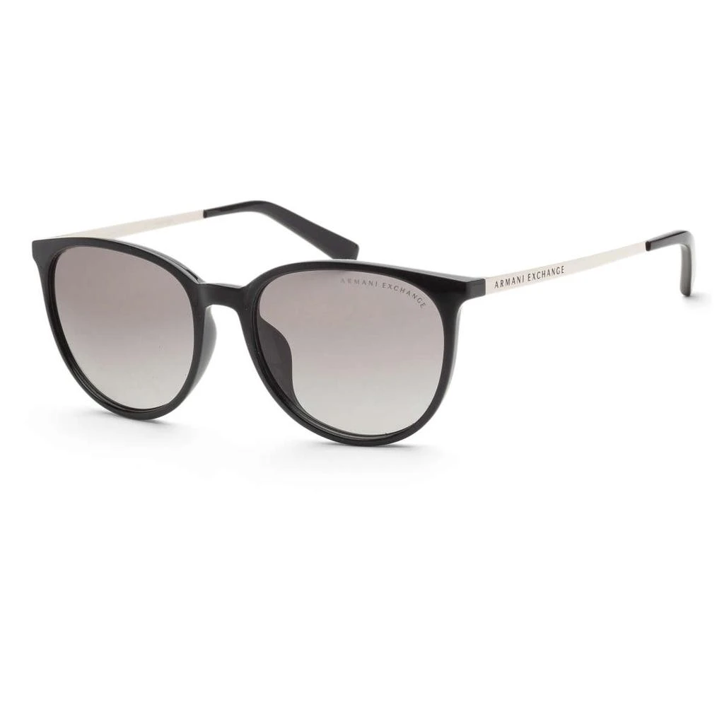 商品Armani Exchange|Armani Exchange Women's Black Round Sunglasses,价格¥233,第1张图片