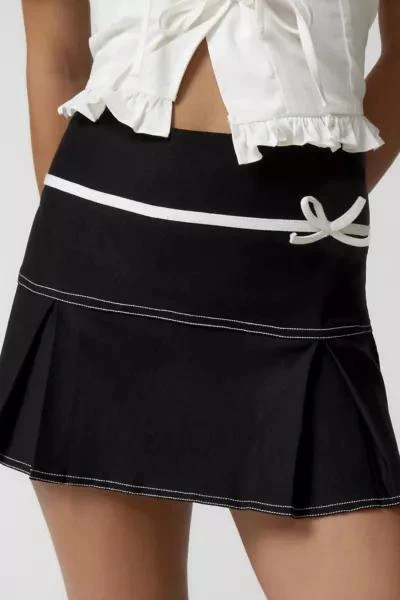 商品Motel|Motel Istari Bow Mini Skirt,价格¥301,第1张图片